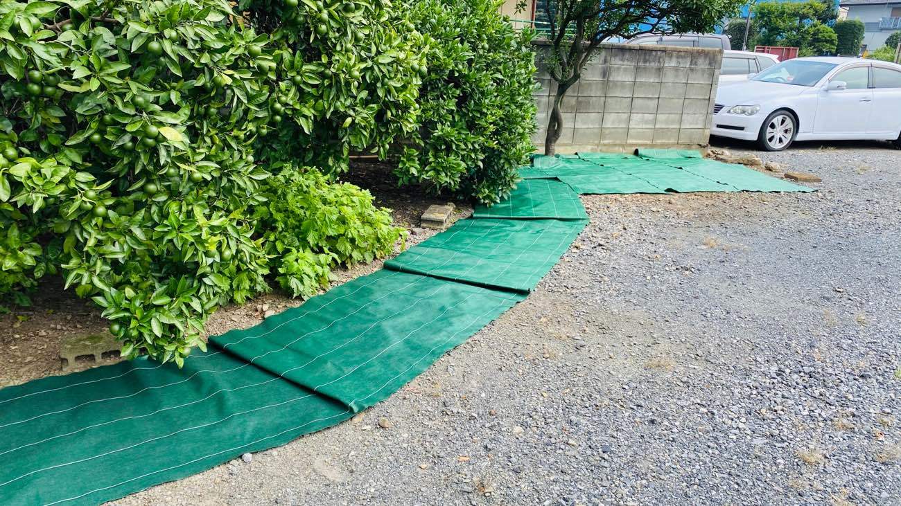 CASE25｜防草シート施工 業務用防草シート施工で耐久性向上 リフォーム/RENOVATION 国土交通大臣登録 総合建設業 一級建設設計事務所 横尾建設株式会社